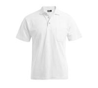 Promodoro - Men´s Heavy Polo Pocket White - Gr. - S
