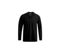 PROMODORO MEN’S LONG SLEEVE HEAVY POLO S BLACK