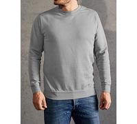 Promodoro - Men´s New Sweater 80/20 New Light Grey (Solid) - Gr. - M