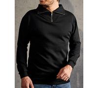 Promodoro - Men´s New Troyer Sweater Black - Gr. - 3XL