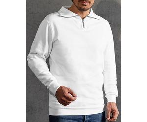 Promodoro - Men´s New Troyer Sweater White - Gr. - 3XL