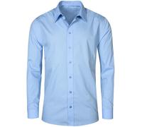 Promodoro - Men´s Poplin Shirt Long Sleeve Light Blue - Gr. - 4XL