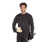 promodoro® Men’s Premium-T-Shirt LS black, Größe M (Arbeitshemd & Arbeitsshirt)