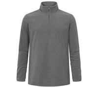 Promodoro Men´s Recycled Fleecepullover bis 5XL Troyer Pulli mit Viertelreißverschluss Steel Grey 4XL