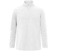 Promodoro Men´s Recycled Fleecepullover bis 5XL Troyer Pulli mit Viertelreißverschluss White 2XL
