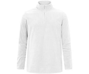 Promodoro Men´s Recycled Fleecepullover bis 5XL Troyer Pulli mit Viertelreißverschluss White 2XL