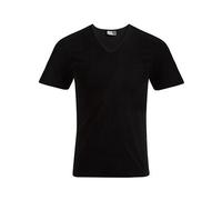 Promodoro - Men´s Slim Fit V-Neck-T Black - Gr. - 5XL