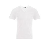 Promodoro - Men´s Slim Fit V-Neck-T White - Gr. - 3XL