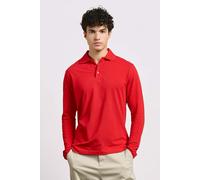 E4600 Promodoro Herren Schweres Polo Langarm Fire Red M