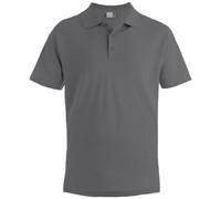 Superior Poloshirt Plus Size Herren, Stahlgrau, 4XL