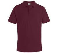 Superior Poloshirt Plus Size Herren, Burgund, 5XL
