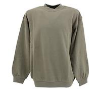 Promodoro, Pullover Sweater Leicht Angerauhter Sweater Hellgrau 4XL