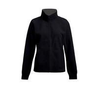 Promodoro - Women´s Double Fleece Jacket Black - Gr. - M