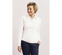 E4605 Promodoro Damen Schweres Polo Langarm White XXL
