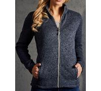 Promodoro - Women´s Knit Fleece Jacket C+ Heather Blue - Gr. - L