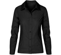 Promodoro - Women´s Poplin Shirt Long Sleeve Black - Gr. - L