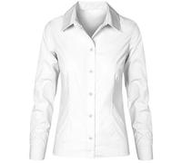 Promodoro - Women´s Poplin Shirt Long Sleeve White - Gr. - XL