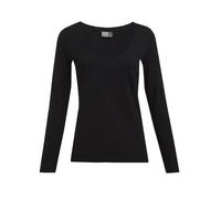 Promodoro - Women´s Slim Fit-T Long Sleeve Black - Gr. - XS