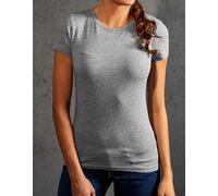 Promodoro - Women´s Slim Fit-T Sports Grey (Heather) - Gr. - XXL