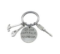 Promotech If Dad Can't Fix It - No One Can Schlüsselanhänger - Lustiges DIY Metallgeschenk für Papa zum Vatertag, Geburtstag oder einfach so!