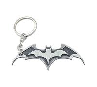 Promotech Superheld Bat Logo Schlüsselanhänger - Ikonisches Metall-Design für Kinder & Erwachsene - Robuster Schlüsselring für Fans von Superhelden