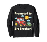 Promoted to Big Brother Traktor Bruder Liebt Langarmshirt