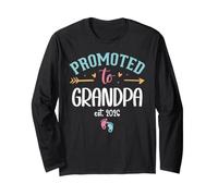 Promoted to Grandpa est 2026 Soon to Be Grandpa New Grandad Langarmshirt