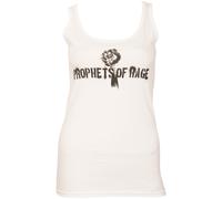 Prophets of Rage Frauen Tank Top Stencil Fist in Weiß | Rock N Shop XL