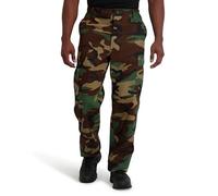 Propper Herren BDU Hose - Hosenschlitz mit Knopfleiste, Woodland, XXL Long