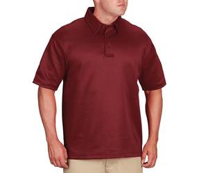 Propper Herren Ice Performance Poloshirt, Kurzärmelig Hemd, burgunderfarben, M