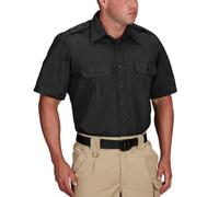 Propper Herren Kurzarm Taktisches Kleid Hemd, Schwarz, XXL