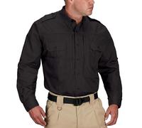 Propper Herren Lange Ärmel Taktisches Hemd, Schwarz, 2X-Large