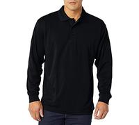 Propper Herren-Poloshirt, langärmlig, Schwarz, L
