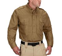 Propper Herren Popeline Tactical Shirt Propper Herren Taktisches Hemd Langarm, Coyote, L EU