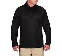 Propper I.C.E Herren Langarm Performance Poloshirt, Schwarz, Größe M