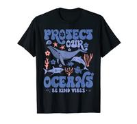 Protect Our Oceans Save The Ocean Dolphin World Ocean Day T-Shirt