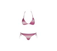 Punch Pink Protest Grayce Triangle Bikini Lila M Frau