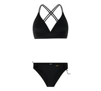 True Black Protest Costa Triangle Bikini Schwarz 2XL Frau