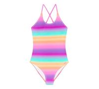 Protest Badeanzug Rainbow Shocking Orange/Mehrfarbig Mädchen Größe 152 cm