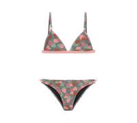 Protest PRTDONNA JR triangle bikini glass bottlegreen weiß, 152