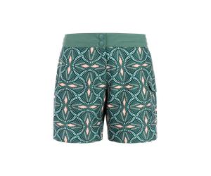 Protest PRTJesse Damen Strand-Shorts grün-gemustert, 40