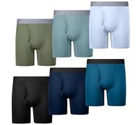 PROTIUM Jungen Boxershorts, Leichte Pflanzenfaser-Unterwäsche, 6er-Pack