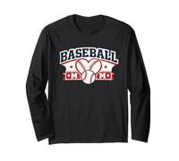 Proud Baseball Moms Squad, Little Leagues Mom Loud Crazy Langarmshirt