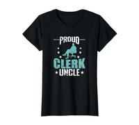 Proud Clerk Onkel Office Pride Preisgünstiges Grafik-T-Shirt, Damen, Schwarz, XL
