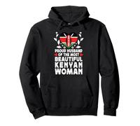 Proud Husband of Beautiful Kenyan Wife Kenya Flag Pullover Hoodie