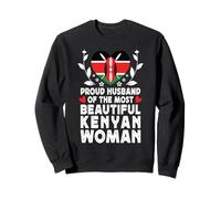 Proud Husband of Beautiful Kenyan Wife Kenya Flag Sweatshirt