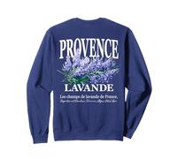 PROVENCE LAVANDE X Französisch Süd-Frankreich France BACK Sweatshirt