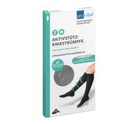 Provital Aktivstützkniestrümpfe Damen Größe 39 - 42 hellgrau