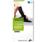 Provital Reisekniestrümpfe Gr.35-38 Schwarz Baumwolle