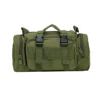 ProWildGear Deployment Waist Pack Duffle Tactical Assault Combined Rucksack Sport Molle Camping Trekking Messenger Crossbody Single Shoulder Bag+6 Key Buckle (Green)